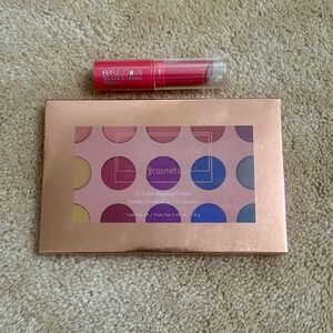 NWT Jewel Toned Makeup Bundle-BH Cosmetics Eyeshadow Palette & NYX Lip Balm